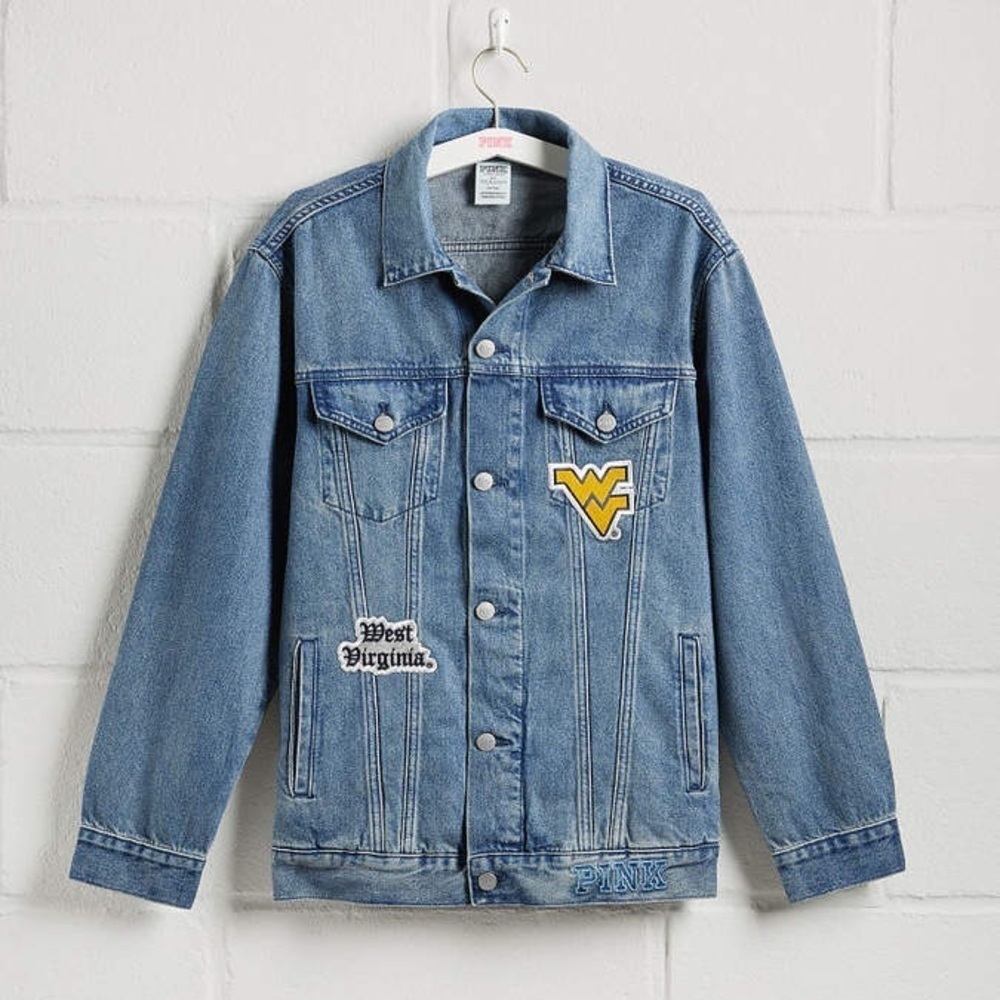 PINK Victoria's Secret Blue Jean Jacket